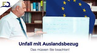 Unfall mit Auslandsbezug in Europa – was gibt es da zu beachten!