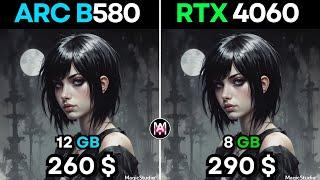 ARC B580 vs RTX 4060 (1440p)  : 13 Games TESTED