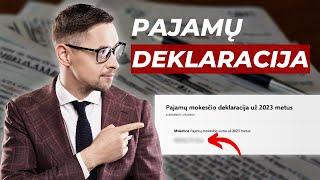 Deklaravimas: Dividendai, P2P, Robur ir kita | 2024