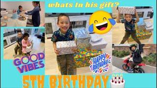 Lobu’s 5th birthday  vlog, happy+emotional.