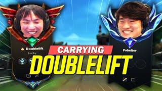 @doublelift Duo Queue but he Runs it Down w/ Olleh