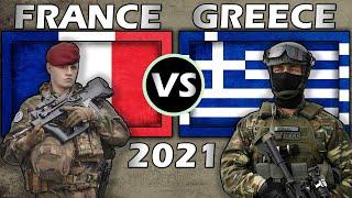 France vs Greece Military Power Comparison 2021