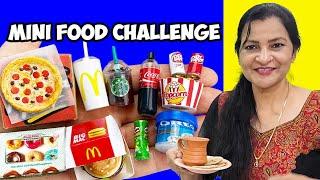 Mini Food Challenge (Cooking Only Mini Food For 24 Hours)