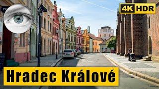 The Jewel of Czech history and culture - Hradec Králové Walking Tour  Czech Republic 4k HDR ASMR