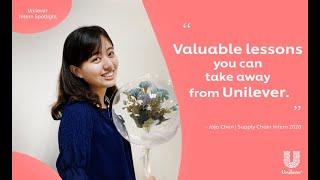 2020 Unilever Intern Spotlight 聯合利華實習生經驗分享 - Jojo Chen (Supply Chain Intern, 2020)