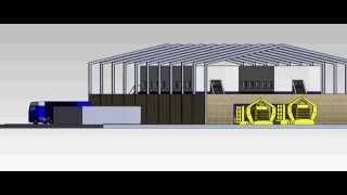 Solidworks Planta de procesado de basuras