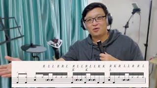 Drum Lesson - PoLo's 32nd Note Groove (Inspired by Orlando Drummer) Featuring NUX DM-1