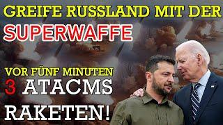 Greife Russland mit der „Superwaffe“ an: 3 ATACMS-Raketen!