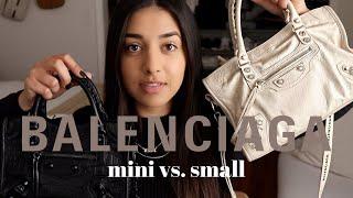 Balenciaga City Bag Size Comparison || Small vs. Mini