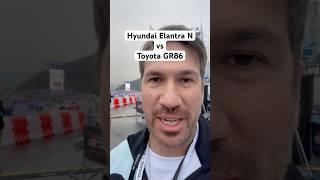 Hyundai i30 N (Elantra) vs Toyota GR86 driven by WRC drivers #racing