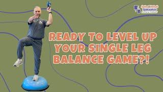 Are you ready to LEVEL UP your single leg balance game?!