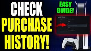 How To Check PS5 Transaction History and Purchases (Best Method)