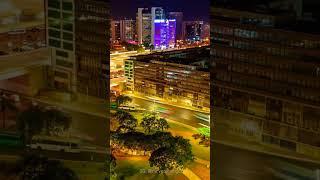 iluminação de Brasília a noite