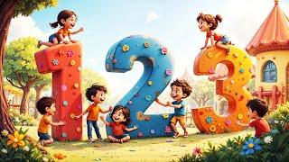 123 Poem for Kids | One Little Sun to Ten Happy Children | Sing-Along Fun @kidztvnetwork