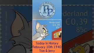 Today In History - February 10th 1940 - Cartoon Characters Tom & Jerry Debuts - #Shorts