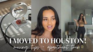 I MOVED TO HOUSTON! | life update, tips + apartment tour