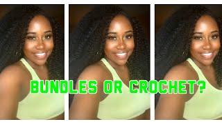 Crochet that looks like bundles| versatile braidless crochet| waterwave hair