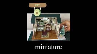 [DIY] Miniature Christmas House / 행복한 성탄절 #shorts #diy #miniature #디오라마 #christmas #크리스마스