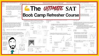 The ULTIMATE SAT Math Last Minute Cram Boot Camp Refresher Course!!! | Topic-by-Topic BREAKDOWN