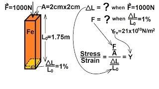 Physics - Mechanics: Stress and Strain (5 of 16) Young's Modulus