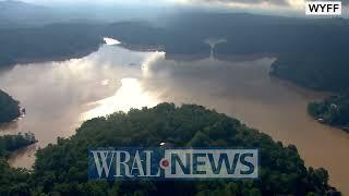 Helene Storm Damage at Lake Lure, North Carolina