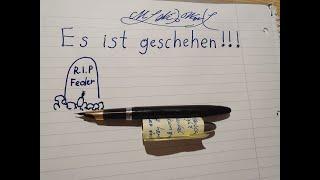 Mein Feder Faux-Pas...was nun? Sheaffer Snorkel