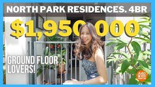 Singapore Condo Property Home Tour | North Park Residences | 4 Bedder 1249sqft ($1,950,000)