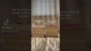 Least favorite vs. favorite reads #booktok #books #booktube #tiktok #bookrecommendations #bookhaul