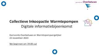 Webinar collectieve inkoopactie warmtepompen