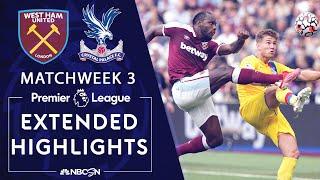 West Ham United v. Crystal Palace | PREMIER LEAGUE HIGHLIGHTS | 8/28/2021 | NBC Sports