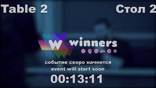 WINners CUP table 2  08.10 Zaitsev Aleksandr P -  Kireev Andrei  11:00