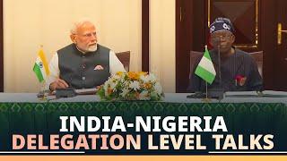 LIVE: PM Modi and President of Nigeria hold delegation level talks