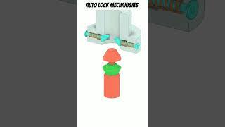 Auto lock spring action mechanisms। #Shorts #ytshorts #youtubeshorts #techfrontier