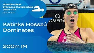 Flashback to  Katinka Hosszú’s Record-Breaking 200m IM at the 2014 World Championships 