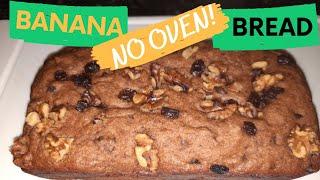 BANANA BREAD BAKED ON STOVE TOP | HOW TO BAKE BANANA BREAD WITHOUT OVEN