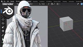 Easy Guide For Making 3D Characters WITHOUT MODELING (Blender)