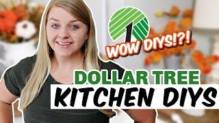 DIY Dollar Tree Kitchen Fall Hacks You NEED to Try Today! 2024  | Krafts by Katelyn