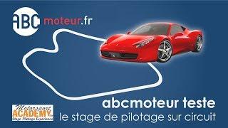 STAGE DE PILOTAGE : Abcmoteur teste le pilotage sur circuit avec caméra embarquée !