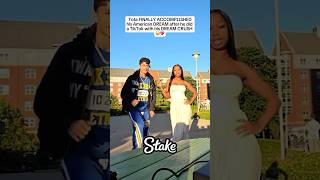 Tota FINALLY ACCOMPLISHED his American DREAM after he did a TikTok with his DREAM CRUSH  #tota