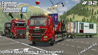 Buying new FOREST TRUCK and EQUIPMENT | Forestry on ERLENGRAT | Farming Simulator 22 | Episode 32