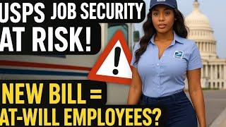  USPS Job Security at Risk? H.R. 1's Hidden Threat to Federal Workers‼️