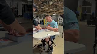 John Cena Signs Autographs Without Looking