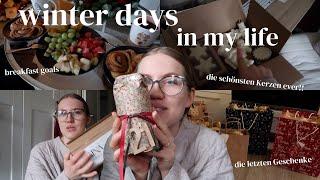 WINTER VLOG || die schönsten Kerzen ever, breakfast goals, die letzten Weihnachtsgeschenke & mehr