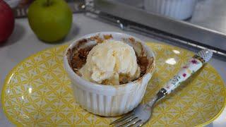 Easy Caramel Apple Crumbles | How to Make Apple Crumbles