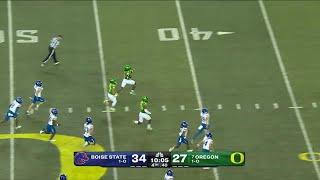 Whittington Goes 100 Yards on the Kickoff Return to Tie It vs. Boise State | Oregon Football