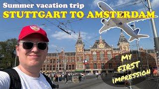 Summer vacation trip to the Netherlands - day 1 #amsterdam #holiday #vacation #vlog  #trip #airport