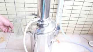 Auto-electrical Electrothermal Stainless water distiller  Distilled water purifier machine 5L/H