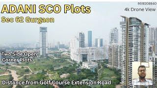 Adani SCO Downtown Avenue | Commercial Plots Golf Course Extension Road | Sector 62 Gurgaon 4k Drone