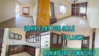 3BHK FLAT FOR SALE IN HYDERABAD|| ALKAPURI TOWNSHIP || CODEP-P283|| 1430 SQFT 77 LACKS || EASTFACING