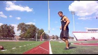 Field Goal Kicking Accuracy Drill- Taylor Mehlhaff 2008 NFL Draft Pick